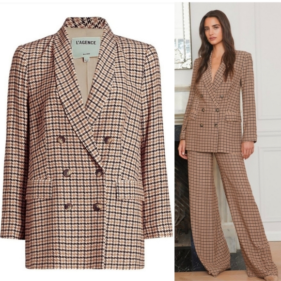 L'AGENCE Jackets & Blazers - NWOT L'AGENCE Jayda Relaxed Double Breasted Blazer-8